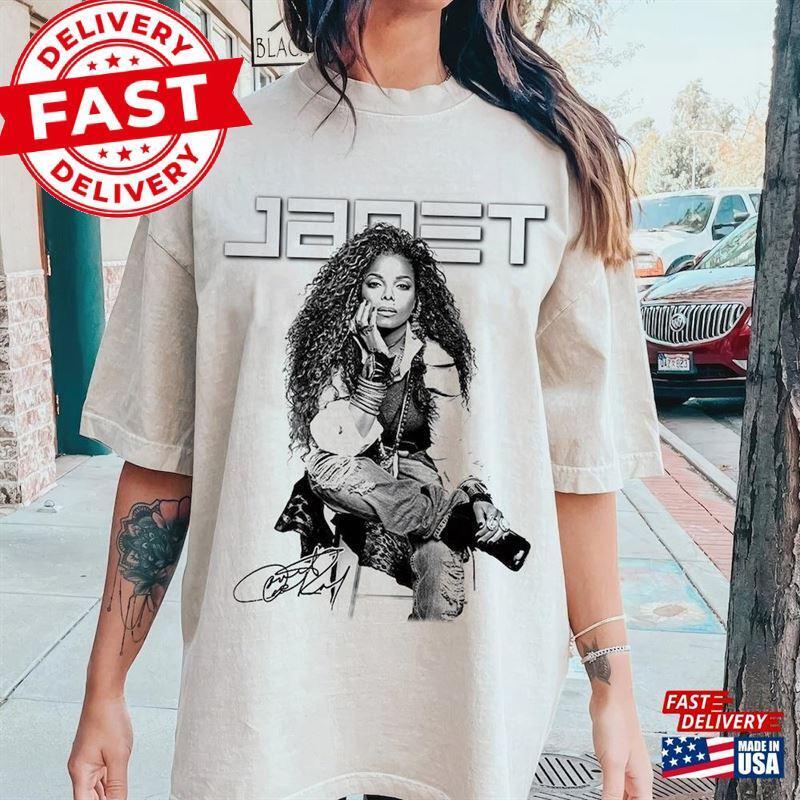 Janet Jackson Concert Tshirt Fan Shirt Tour Classic